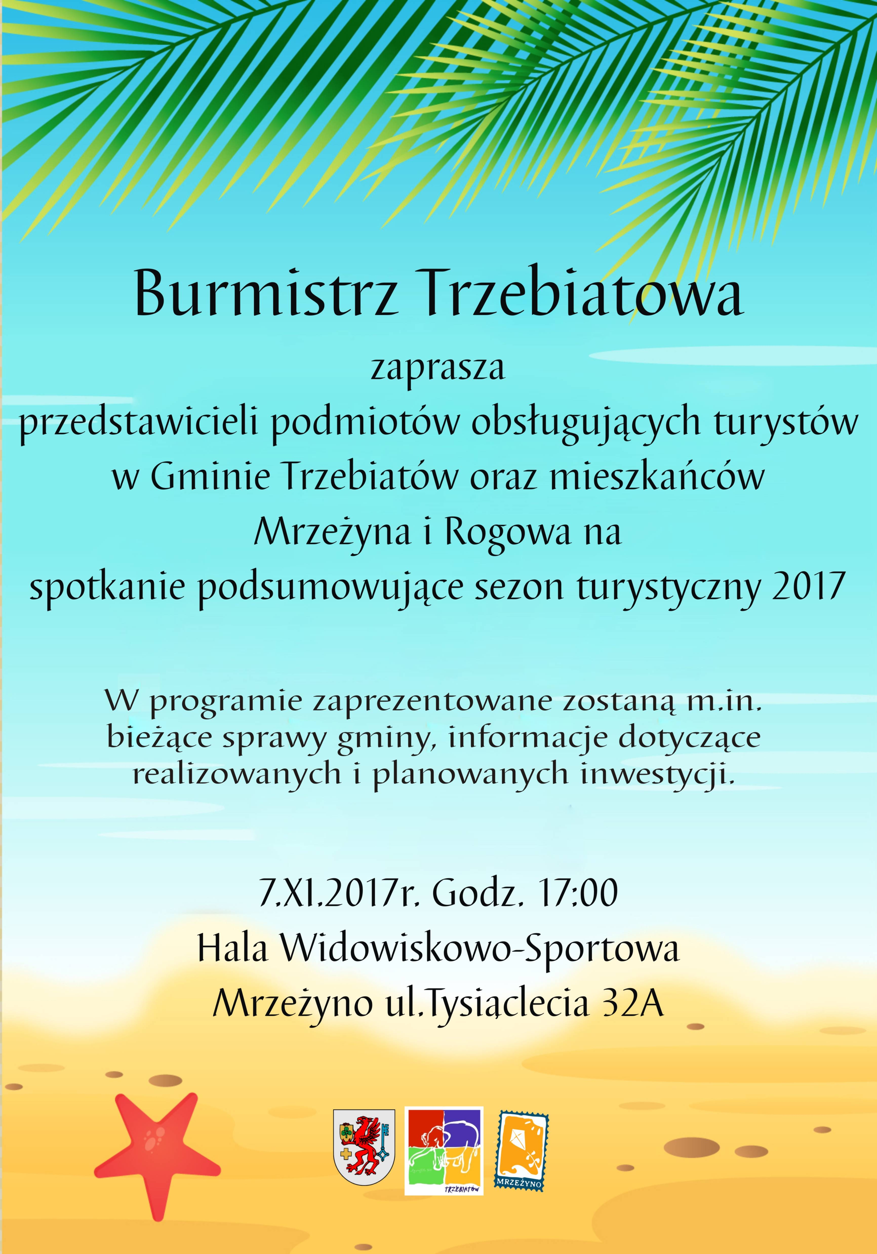 Spotkanie podsumowujące sezon turystyczny 2017