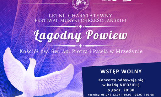 Zdjęcie do Letni Charytatywny Festiwal Muzyki Chrześcijańskiej "Łagodny Powiew"